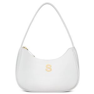 7859 Gift Shoulder Bag Clutch Tote HandBags Purses with Gold Initials
